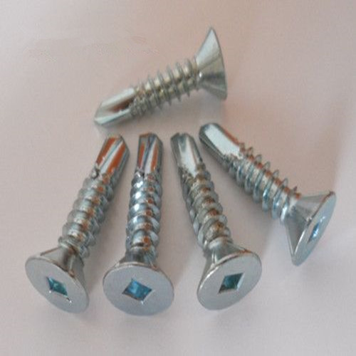 DIN7504 Countersunk Head Drilling Screws with Square Recesse