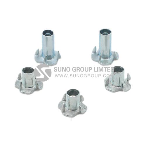 DIN1624 T Nuts With 3 And 4 Prongs Straight Barrel